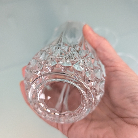 VTG 80s Longchamp Cristal D’Arques 12oz Crystal Highball Water Glasses Set of 4 - Picture 9 of 12